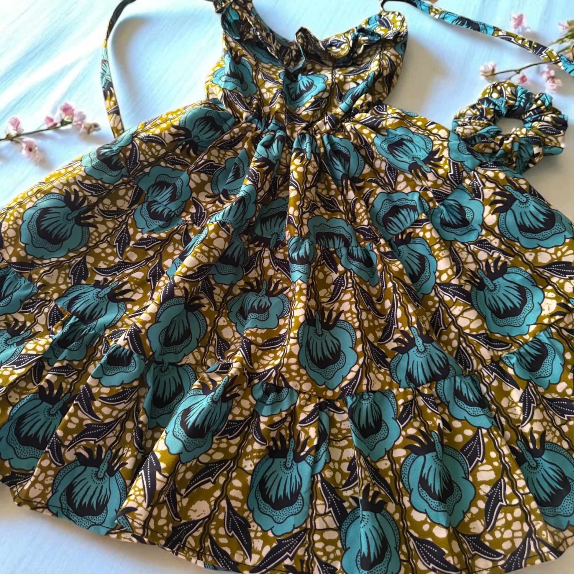 Ankara toddler dress