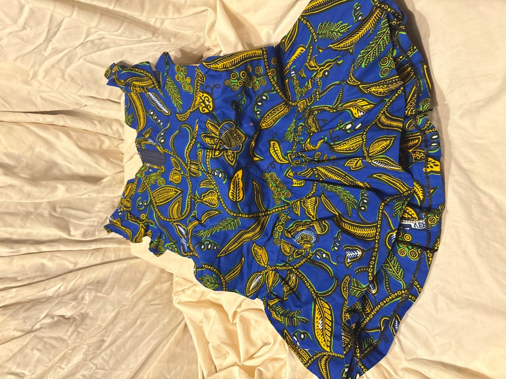 Baby Ankara Ruffle Dress