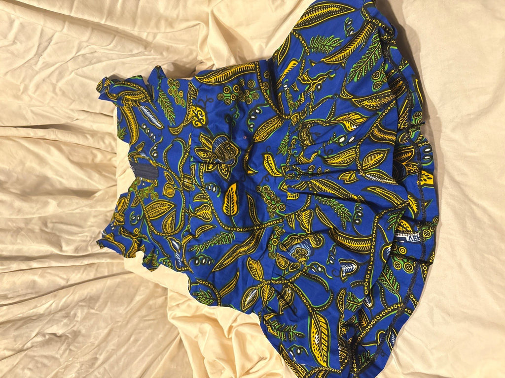 Baby Ankara Ruffle Dress