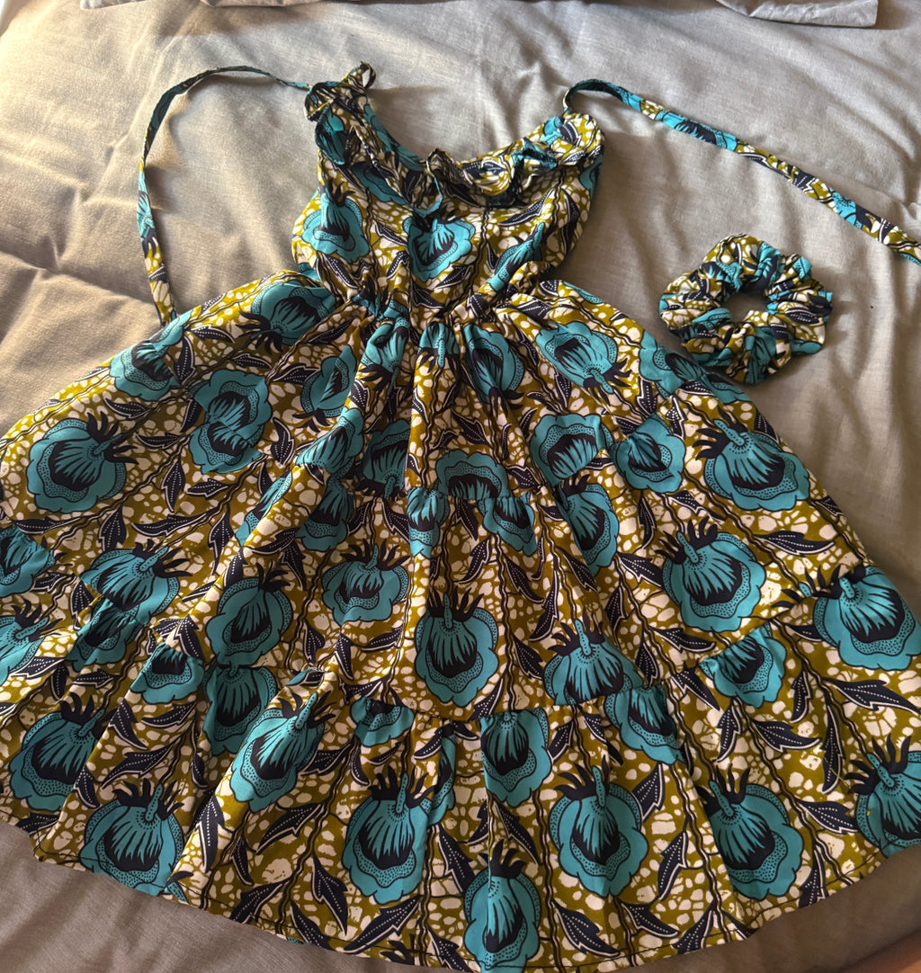 Ankara toddler dress