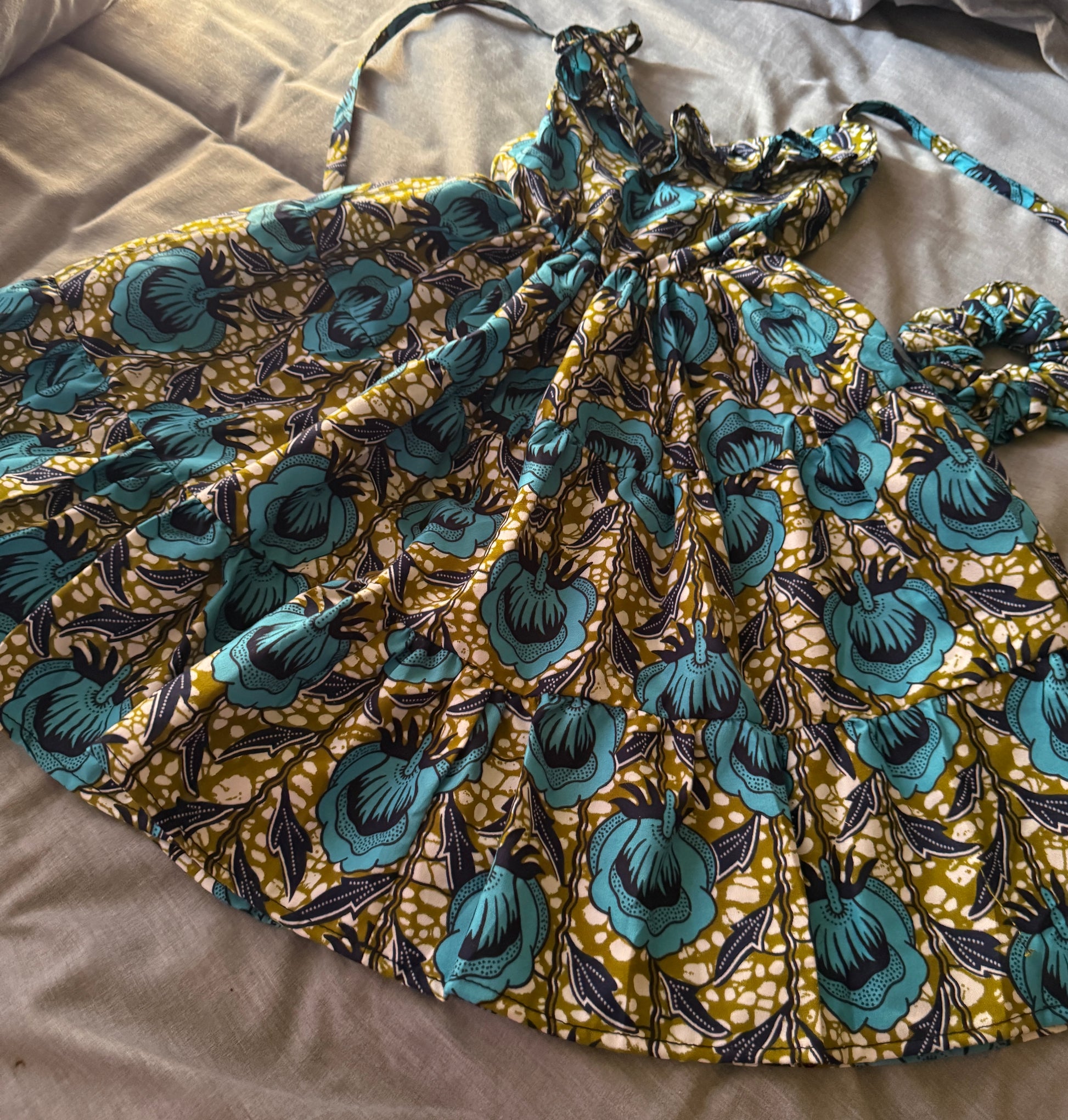 Ankara toddler dress