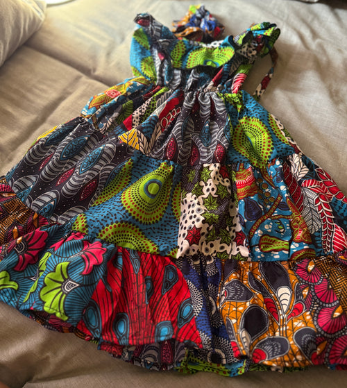 Ankara toddler dress