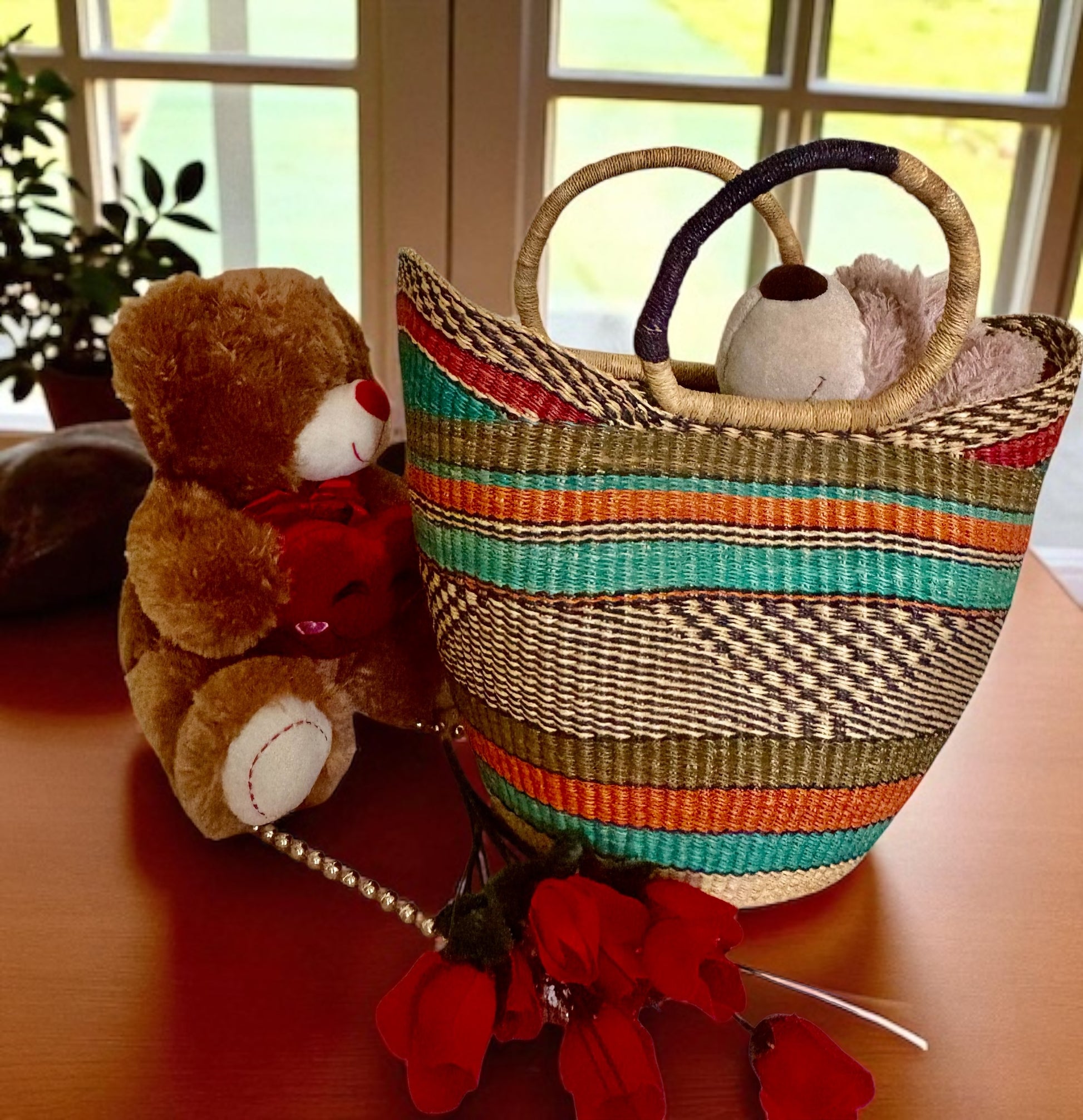 Multicolor Ghanaian Tote