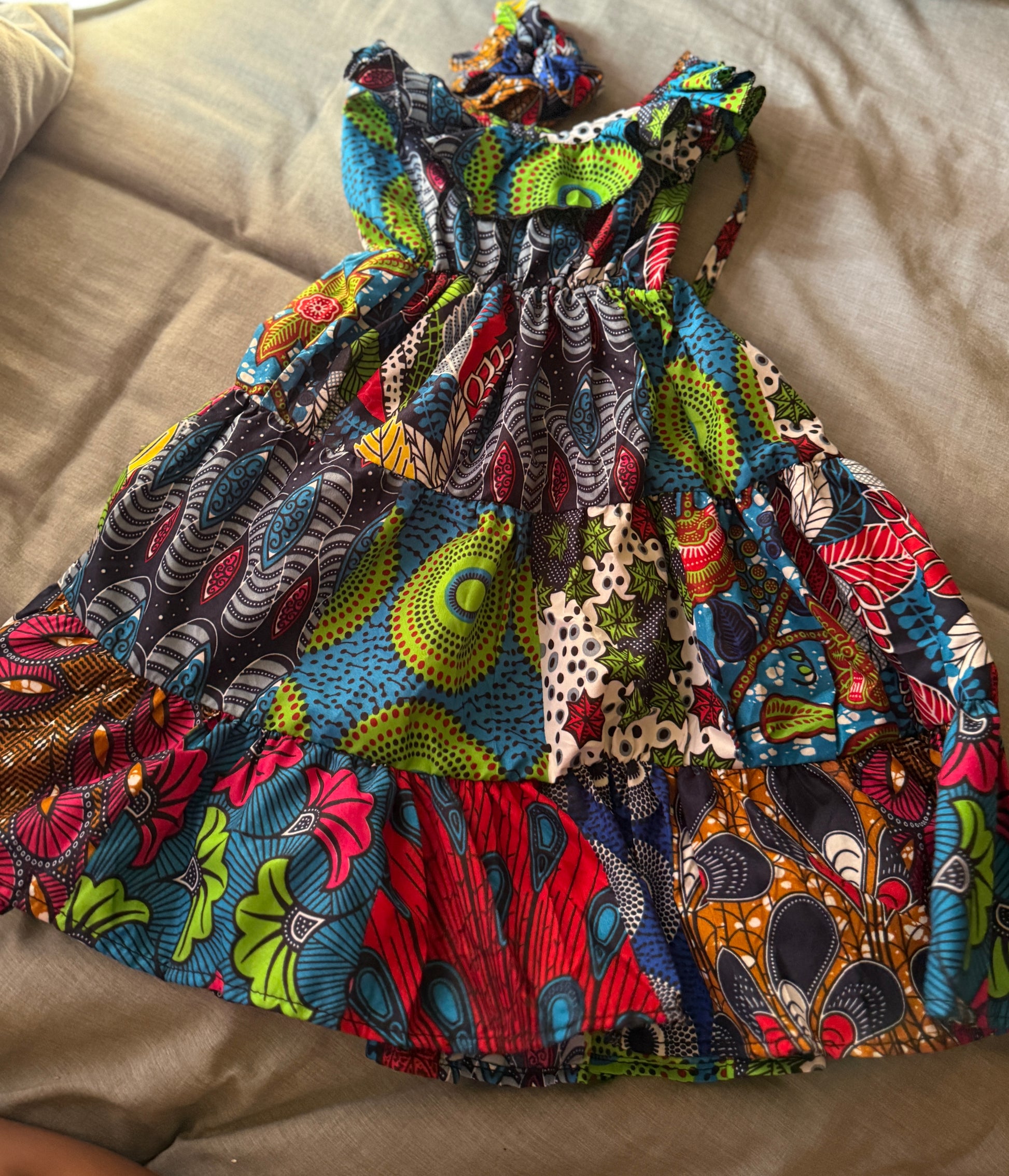 Ankara toddler dress